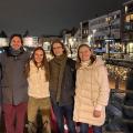 Group photo at the Kortrijk Christmas market